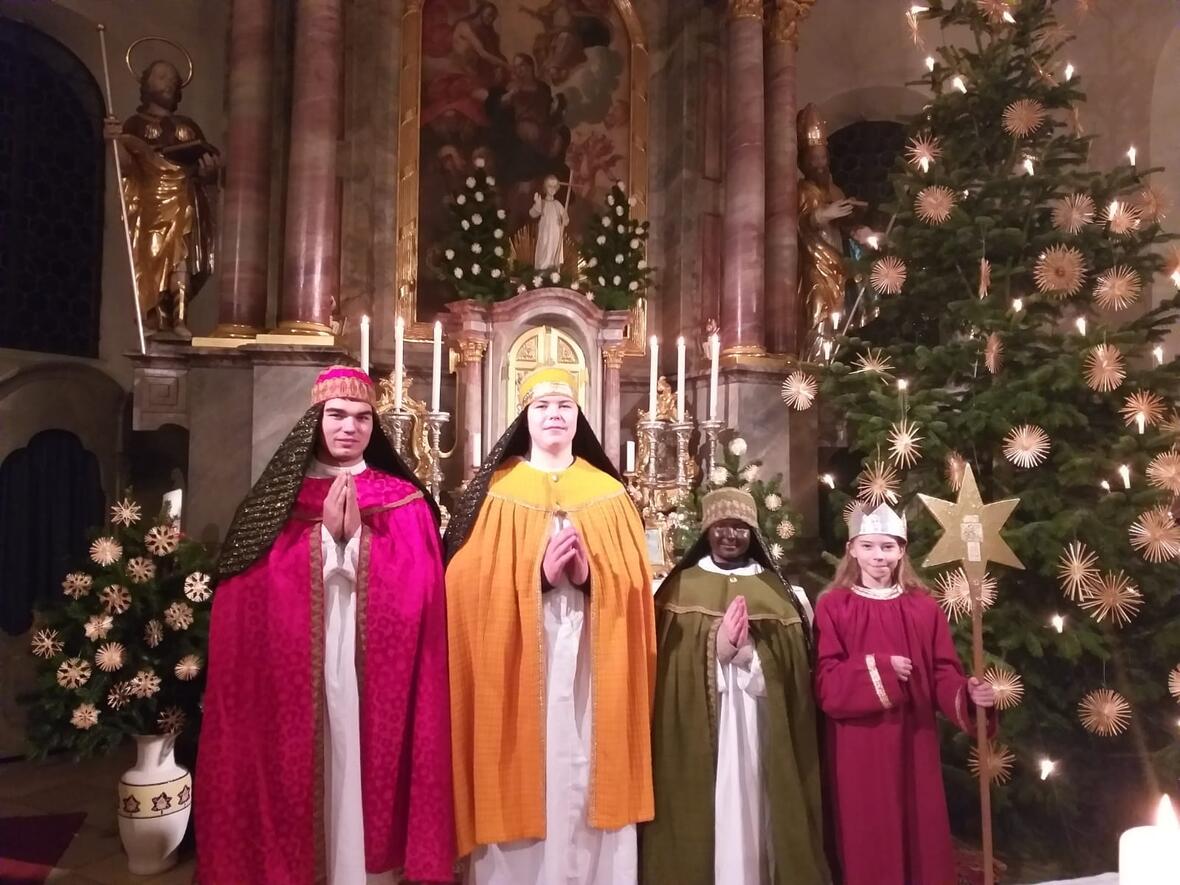 Sternsinger der Filiale Maria Hilf, Holzburg